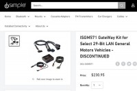 4-1  iPhone/AUX/MP3  -  iSimple Gateway ISTY571  Toyota Made in USA  !