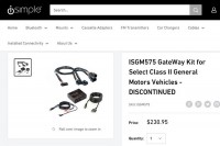 3  iPhone/AUX/MP3  -  iSimple Gateway ISGM575  General Motors Made in USA !